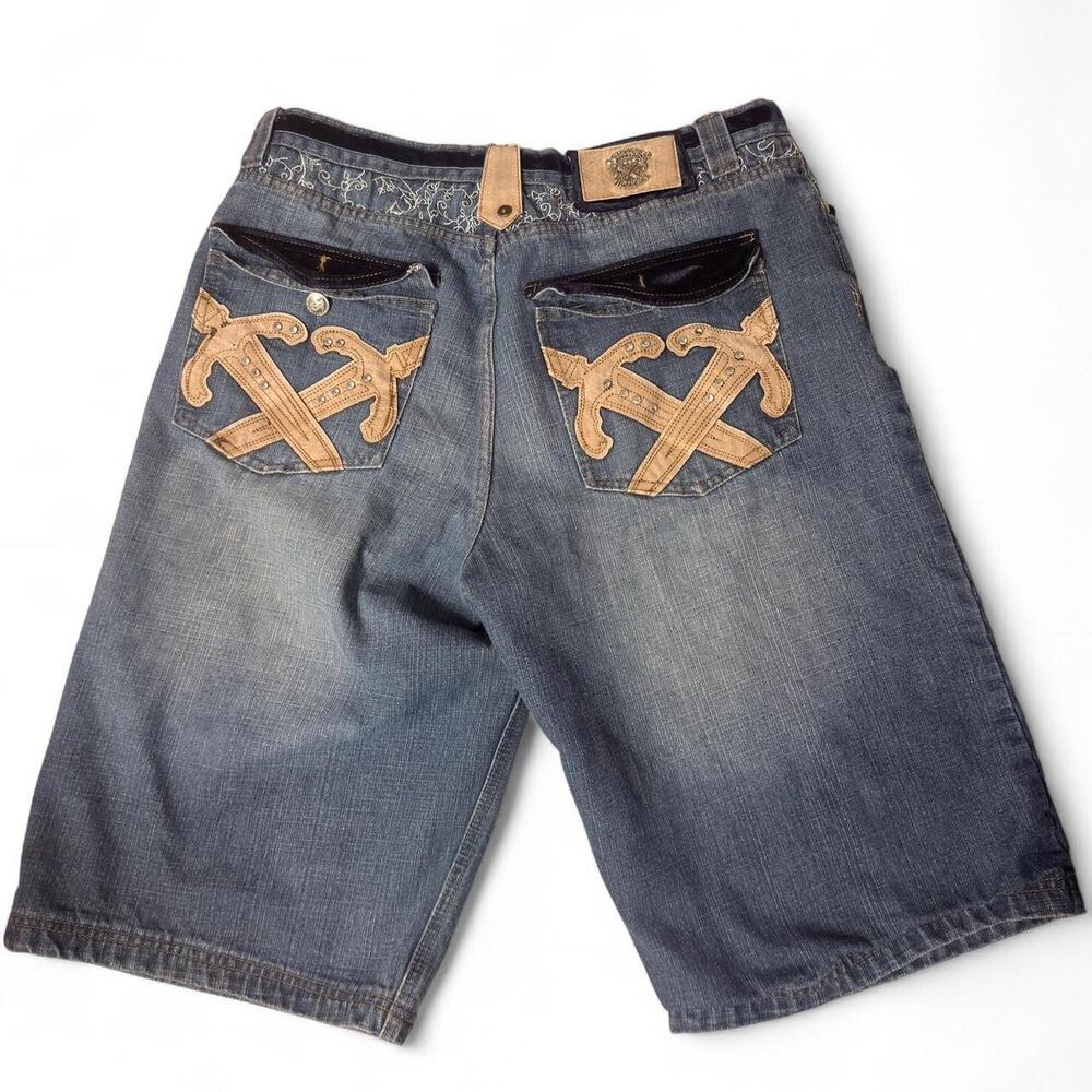 Crown Holder Men's Blue and Navy Shorts
